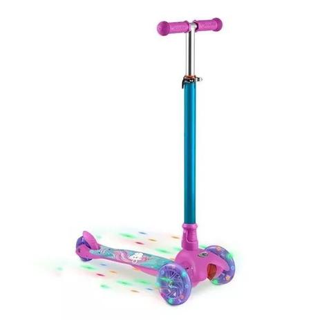 Patinete infantil unicórnio 3 rodas com luz led atrio Menor preço em Patinete infantil unicórnio 3 rodas com luz led atrio