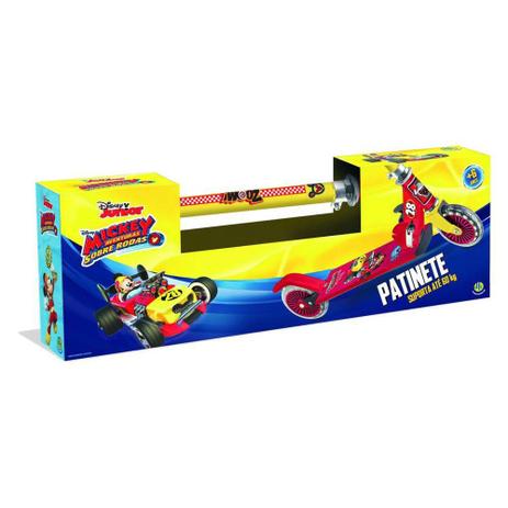 Patinete Mickey - Aventura Sobre Rodas - Dtc Menor preço em Patinete Mickey - Aventura Sobre Rodas - Dtc