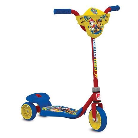 Patinete - Patrulha Canina - Vermelho e Azul - Bandeirante Menor preço em Patinete - Patrulha Canina - Vermelho e Azul - Bandeirante