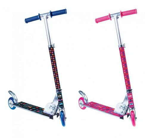 Patinete Radical Alumínio 2 Rodas Infantil Star Azul ou Rosa - Bel Brink Menor preço em Patinete Radical Alumínio 2 Rodas Infantil Star Azul ou Rosa - Bel Brink