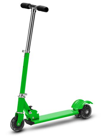 Menor preço em Patinete scooter dobravel com freio verde - Mega compras