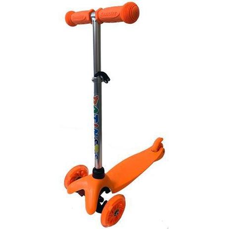 Patinete Spin Ajustável 3 Rodas com Led 50kg Menor preço em Patinete Spin Ajustável 3 Rodas com Led 50kg