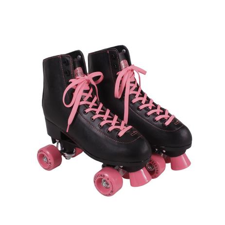 Patins 4 Rodas Bel Sports Weekend Até 70 Kg Preto E Rosa Menor preço em Patins 4 Rodas Bel Sports Weekend Até 70 Kg Preto E Rosa