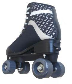 Patins 4 Rodas Preto Ajustável Cadarço Fenix RL-06P - Fênix Menor preço em Patins 4 Rodas Preto Ajustável Cadarço Fenix RL-06P - Fênix
