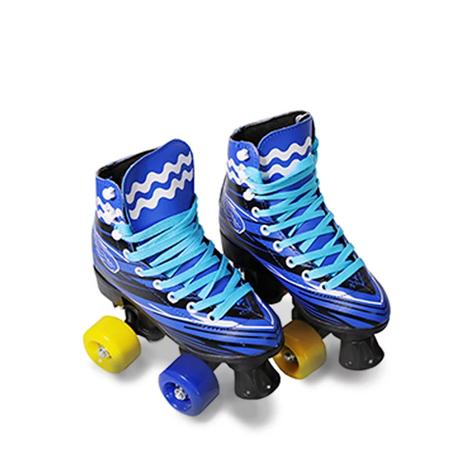 Patins 4 rodas roller classico azul - Importway Menor preço em Patins 4 rodas roller classico azul - Importway