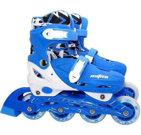 Patins Astro Toys Azul In Line 39/42 Ajustável Ref 8976 Menor preço em Patins Astro Toys Azul In Line 39/42 Ajustável Ref 8976