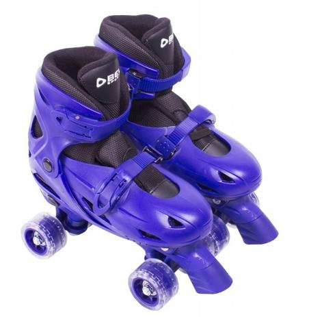 Patins clássico 4 rodas ajustável 33 ao 36 m azul belfix Menor preço em Patins clássico 4 rodas ajustável 33 ao 36 m azul belfix