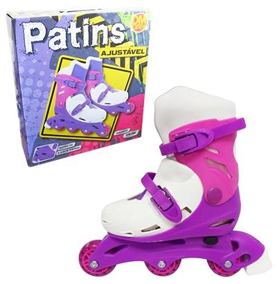 Patins feminino ajustavel rosa tamanho p (29-32) - Dm brasil Menor preço em Patins feminino ajustavel rosa tamanho p (29-32) - Dm brasil