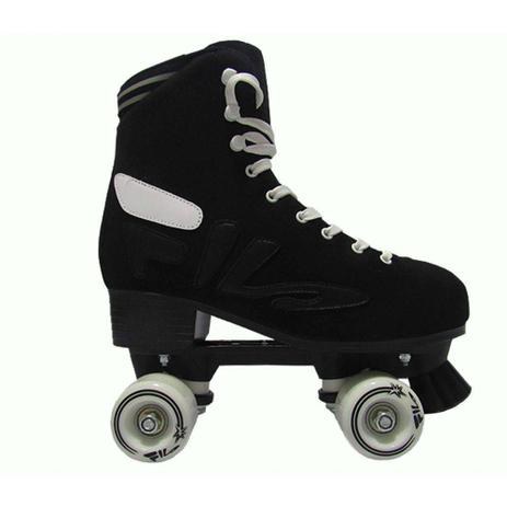 Patins Fila Quad Roll Logo Blak ABEC 7 - 38 Menor preço em Patins Fila Quad Roll Logo Blak ABEC 7 - 38