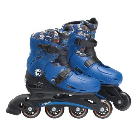 Patins Infantil Ajustáveis M2 33 Á 36 Hot Wheels 8007-8 Fun Menor preço em Patins Infantil Ajustáveis M2 33 Á 36 Hot Wheels 8007-8 Fun