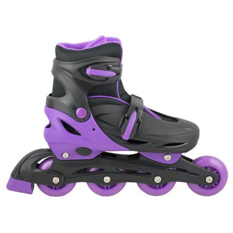 Patins Infantil com Led 4 Rodas In-Line Masculino ou Feminino 36-39 - Bbr toys é boa?