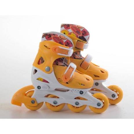 Patins Infantil In Line Fashion Rollers Bel P 28/31 Laranja Menor preço em Patins Infantil In Line Fashion Rollers Bel P 28/31 Laranja