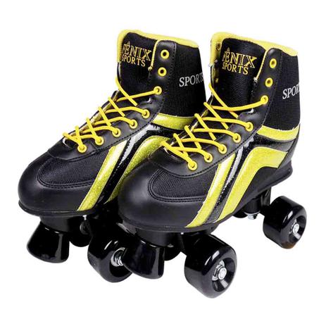 Patins Infantil Radical Roller 4 Rodas Preto 34/35 RL-05 - Fênix Menor preço em Patins Infantil Radical Roller 4 Rodas Preto 34/35 RL-05 - Fênix
