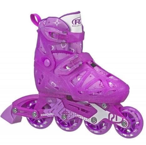 Patins Inline Tracer Girl Infantil Roda Gel Uretano Ajustável Roller Derby Menor preço em Patins Inline Tracer Girl Infantil Roda Gel Uretano Ajustável Roller Derby
