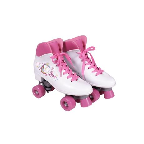 Patins Quad Love Unicórnio Tam. 36 - Bel Sports - Belfix Menor preço em Patins Quad Love Unicórnio Tam. 36 - Bel Sports - Belfix