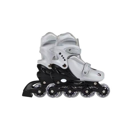 Patins Roller Infantil Ajustável 34 Ao 37 Cinza 40600124 Mor é boa?