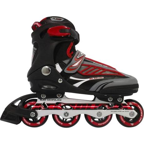 Patins Roller Inline Pro - Abec-7 Alumínio - B Future 7000 - Vermelho - Bel sports Menor preço em Patins Roller Inline Pro - Abec-7 Alumínio - B Future 7000 - Vermelho - Bel sports