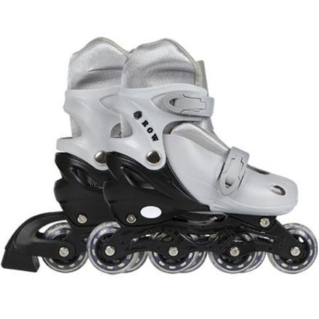 Patins Roller Mor 34 A 37 Cinza Regulável Premium Infantil - Met. Mor Menor preço em Patins Roller Mor 34 A 37 Cinza Regulável Premium Infantil - Met. Mor