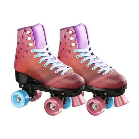 Patins Rollers 4 You Quad Tam. 37 Rosa Multikids - BR924 Menor preço em Patins Rollers 4 You Quad Tam. 37 Rosa Multikids - BR924