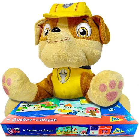 Patrulha Canina Pelúcia Rubble com Quebra-cabeça Littlest Pet Shop - Sunny Menor preço em Patrulha Canina Pelúcia Rubble com Quebra-cabeça Littlest Pet Shop - Sunny
