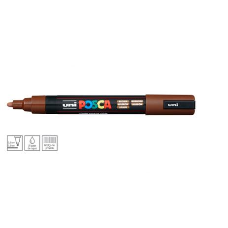 Pc-5m caneta posca marcador marrom 1 unid. - Uniball Menor preço em Pc-5m caneta posca marcador marrom 1 unid. - Uniball