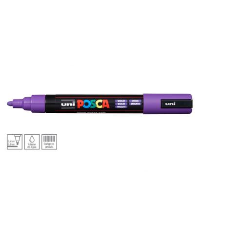 Pc-5m caneta posca marcador violeta 1 unid. - Uniball Menor preço em Pc-5m caneta posca marcador violeta 1 unid. - Uniball