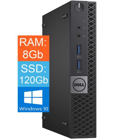 Pc Cpu Dell 3040 Mini Core i5 6º geração 8gb SSD 120gb Win10 Menor preço em Pc Cpu Dell 3040 Mini Core i5 6º geração 8gb SSD 120gb Win10