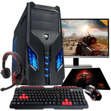 PC G-FIRE AMD A6 7400K 8GB 1TB monitor 21,5 Radeon R5 2GB Integrada Computador Gamer GKAC HTG-269R Menor preço em PC G-FIRE AMD A6 7400K 8GB 1TB monitor 21,5 Radeon R5 2GB Integrada Computador Gamer GKAC HTG-269R