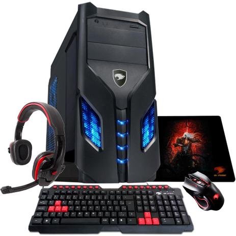 PC G-FIRE AMD A6 7400K 8GB 1TB Radeon R5 2GB Integrada Computador Gamer GKAC HTG-268R Menor preço em PC G-FIRE AMD A6 7400K 8GB 1TB Radeon R5 2GB Integrada Computador Gamer GKAC HTG-268R