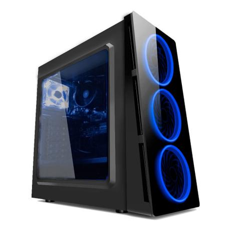 PC G-FIRE AMD Ryzen 3 2200G 3.7GHz 8GB 1TB Radeon RX Vega 8 2GB integrada Computador Gamer HTG-215B Menor preço em PC G-FIRE AMD Ryzen 3 2200G 3.7GHz 8GB 1TB Radeon RX Vega 8 2GB integrada Computador Gamer HTG-215B