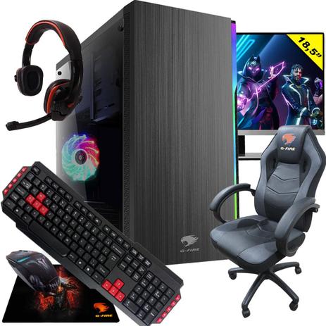 Pc Gamer Completo G-Fire Htg-696 AMD A6 3.8Ghz 8Gb (Radeon R5 2G) SSD 120GB Monitor 18 Menor preço em Pc Gamer Completo G-Fire Htg-696 AMD A6 3.8Ghz 8Gb (Radeon R5 2G) SSD 120GB Monitor 18