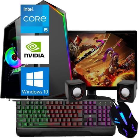 Pc Gamer Completo I5 8gb Ssd 1 Placa De Video Monitor Intel Computador Gamer Magazine Luiza