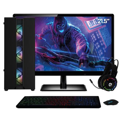 PC Gamer Completo Intel Core i5 8GB Geforce GTX 1050 Ti 4GB GDDR5 HD 1TB Monitor 21.5" Full HD Kit Gamer EasyPC Menor preço em PC Gamer Completo Intel Core i5 8GB Geforce GTX 1050 Ti 4GB GDDR5 HD 1TB Monitor 21.5" Full HD Kit Gamer EasyPC