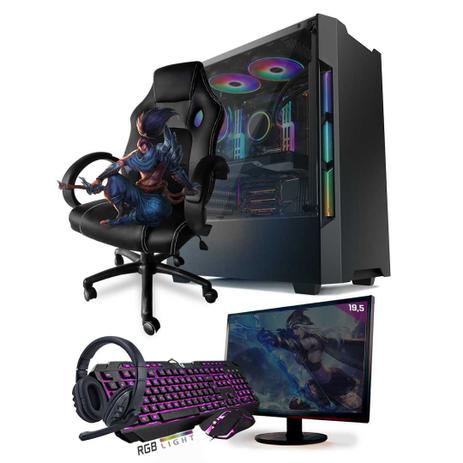 PC Gamer Completo Neologic Start NLI81451 Ryzen 3 2200G 8GB ( Radeon Vega 8 Integrado) SSD 480GB + Cadeira Gamer Menor preço em PC Gamer Completo Neologic Start NLI81451 Ryzen 3 2200G 8GB ( Radeon Vega 8 Integrado) SSD 480GB + Cadeira Gamer