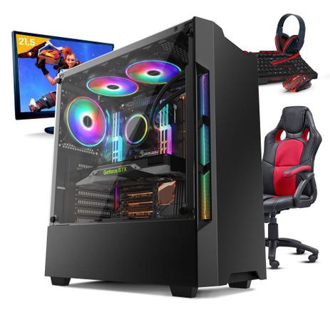 Pc Gamer Completo Smart Pc SMT81072 i5 8GB (Geforce GTX 1050TI 4GB) 1TB + Cadeira Gamer - NEOLOGIC Menor preço em Pc Gamer Completo Smart Pc SMT81072 i5 8GB (Geforce GTX 1050TI 4GB) 1TB + Cadeira Gamer - NEOLOGIC