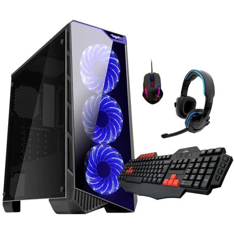 PC Gamer Concordia + Monitor 18,5 Amd Fx 4300 8GB HD 500 GB Placa de Vídeo 4GB DVI/HDMI/VGA - Concórdia Menor preço em PC Gamer Concordia + Monitor 18,5 Amd Fx 4300 8GB HD 500 GB Placa de Vídeo 4GB DVI/HDMI/VGA - Concórdia