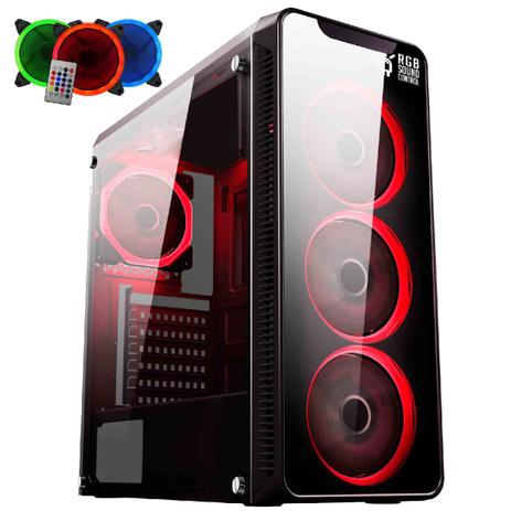 PC Gamer EasyPC FirstBlood AMD A8 4-Core 3.4Ghz (Radeon R7) 8GB DDR4 500GB HDMI Áudio HD 500W Menor preço em PC Gamer EasyPC FirstBlood AMD A8 4-Core 3.4Ghz (Radeon R7) 8GB DDR4 500GB HDMI Áudio HD 500W