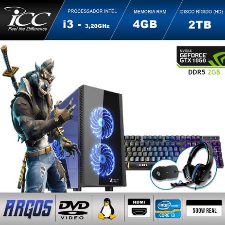 PC Gamer ICC AG2343C Intel Core i3 3,2 Ghz 4GB 2tb GeForce GTX 1050 2GB DDR5 Kit Multimídia DVDRW HDMI FULL HD é ruim? PC Gamer ICC AG2343C Intel Core i3 3,2 Ghz 4GB 2tb GeForce GTX 1050 2GB DDR5 Kit Multimídia DVDRW HDMI FULL HD é boa?