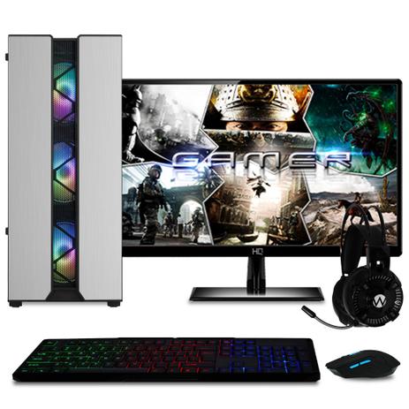 Pc Gamer Intel Core I5 8gb Hd 1tb Geforce Gtx 1050 Ddr5 Com Monitor 21 5 Full Hd Easypc Computador Gamer Magazine Luiza