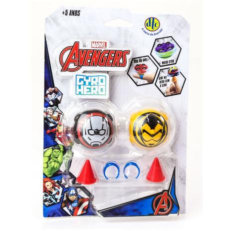 Peão Marvel Hero Gyro Star Homem Formiga e Vespa - DTC Menor preço em Peão Marvel Hero Gyro Star Homem Formiga e Vespa - DTC