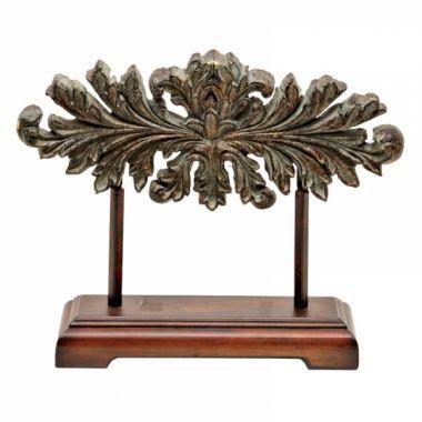 Peça decorativa de ferro e madeira - Btc decor Menor preço em Peça decorativa de ferro e madeira - Btc decor