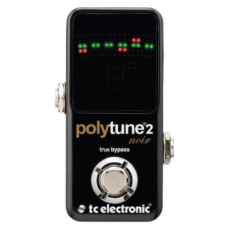 Pedal Afinador Tc Electronic Mini Polytune 2 Noir Menor preço em Pedal Afinador Tc Electronic Mini Polytune 2 Noir