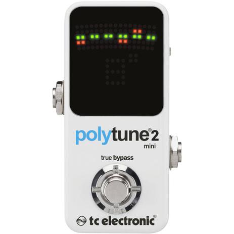 Pedal Afinador Tc Electronic Polytune 2 Mini - Polifônico - Cromático Menor preço em Pedal Afinador Tc Electronic Polytune 2 Mini - Polifônico - Cromático