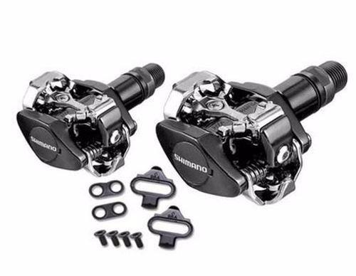 Pedal Bicicleta MTB Aluminio PD-M505 sem Refletor com Tacos Preto (shimano) Menor preço em Pedal Bicicleta MTB Aluminio PD-M505 sem Refletor com Tacos Preto (shimano)