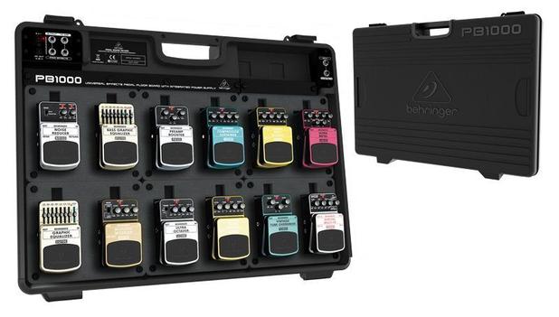 Pedal Board com fonte PB1000 até 12 pedais Behringer Menor preço em Pedal Board com fonte PB1000 até 12 pedais Behringer