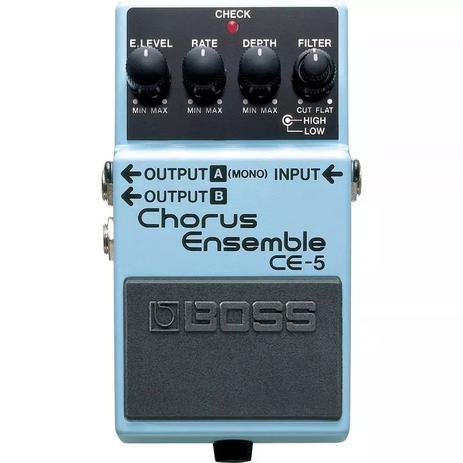 Pedal Boss Chorus Ensemble CE-5 Para Guitarra Menor preço em Pedal Boss Chorus Ensemble CE-5 Para Guitarra