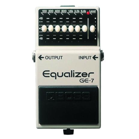 Pedal Boss GE7 Equalizer para Guitarrra Menor preço em Pedal Boss GE7 Equalizer para Guitarrra