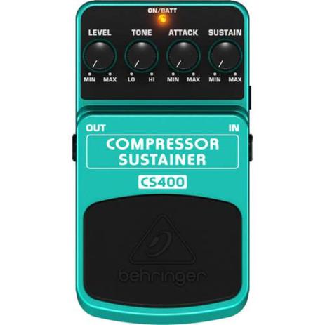 Pedal Compressor Sustain Cs400 - Behringer Menor preço em Pedal Compressor Sustain Cs400 - Behringer
