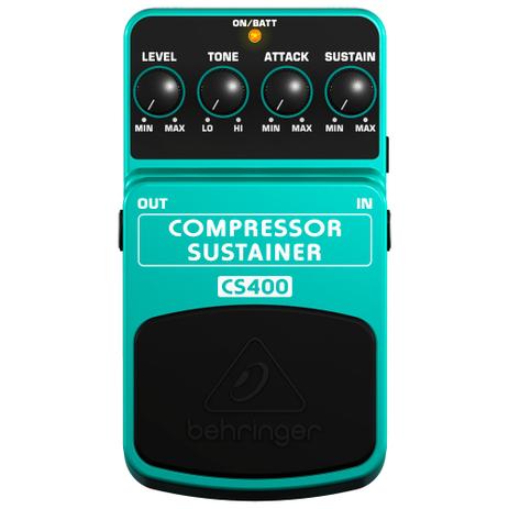 Pedal De Efeito Para Guitarra Behringer Compressor Sustainer CS400 Menor preço em Pedal De Efeito Para Guitarra Behringer Compressor Sustainer CS400