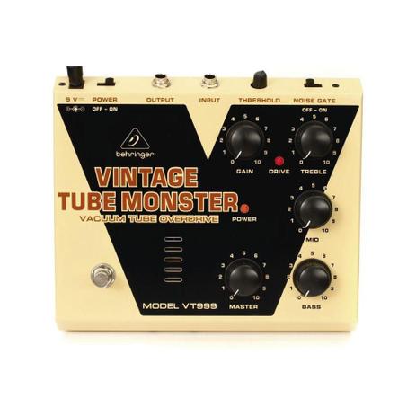 Pedal de Efeito para Guitarra Behringer VT999 Tube Monster Overdrive Valvulado Menor preço em Pedal de Efeito para Guitarra Behringer VT999 Tube Monster Overdrive Valvulado